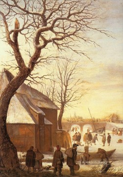 Hendrick Avercamp Painting - Paisaje de invierno 2 Hendrick Avercamp